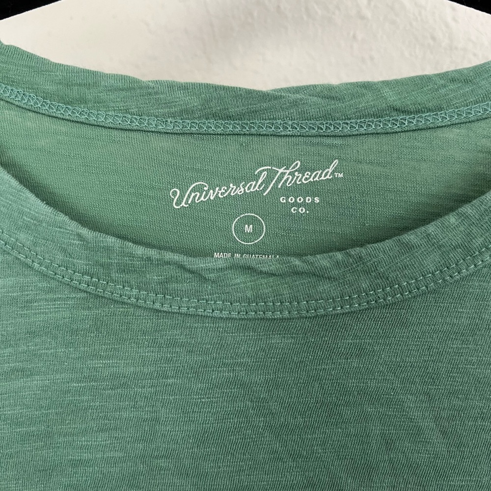 Green Universal Thread Crewneck Tee